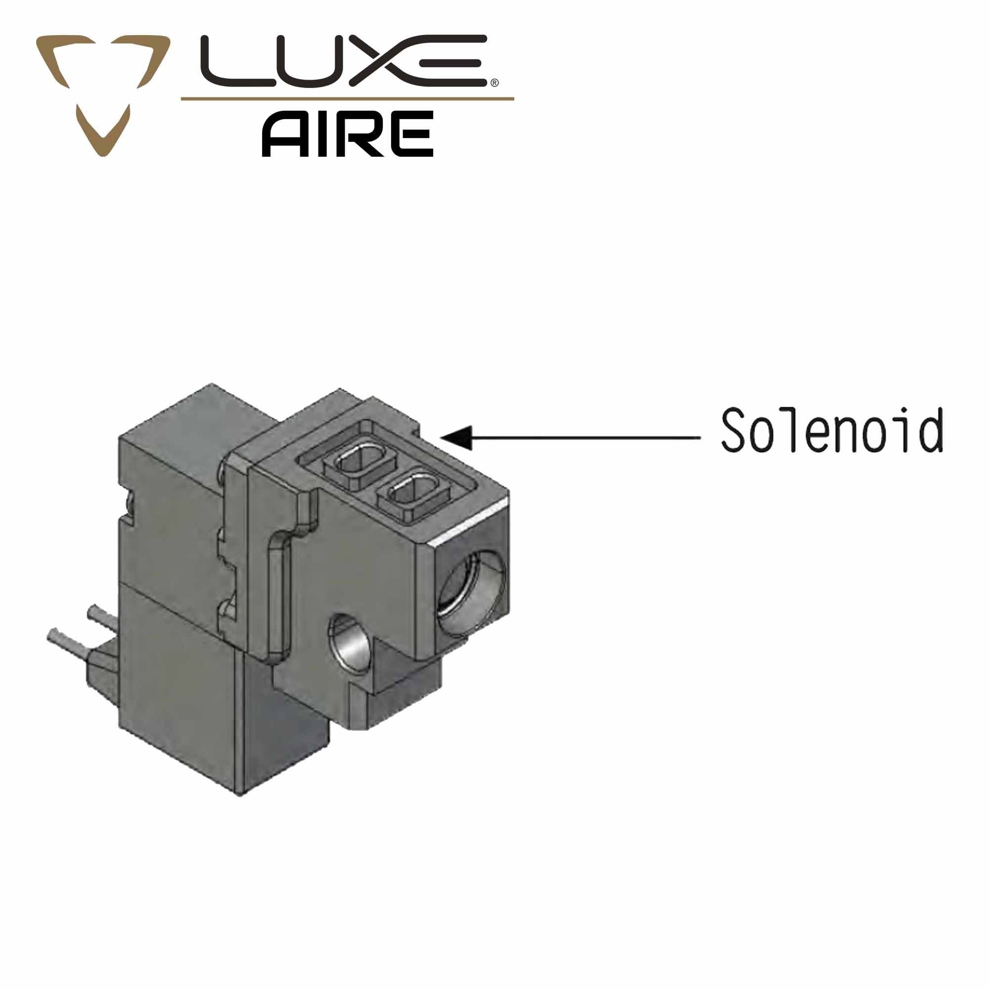 Solenoid, Terminalblock, PCB-Block, 2-polig, Luxe-Aire