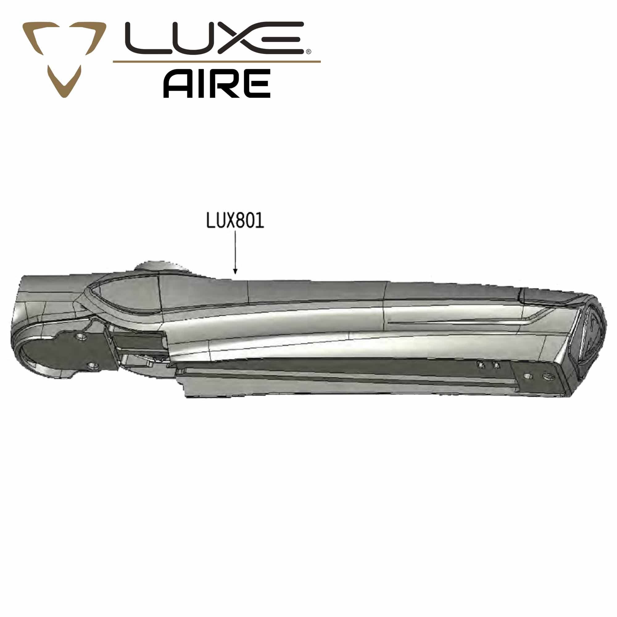 Ersatzklinge, Elektrorasier, Klingenhalter, Luxe Air, LUX801