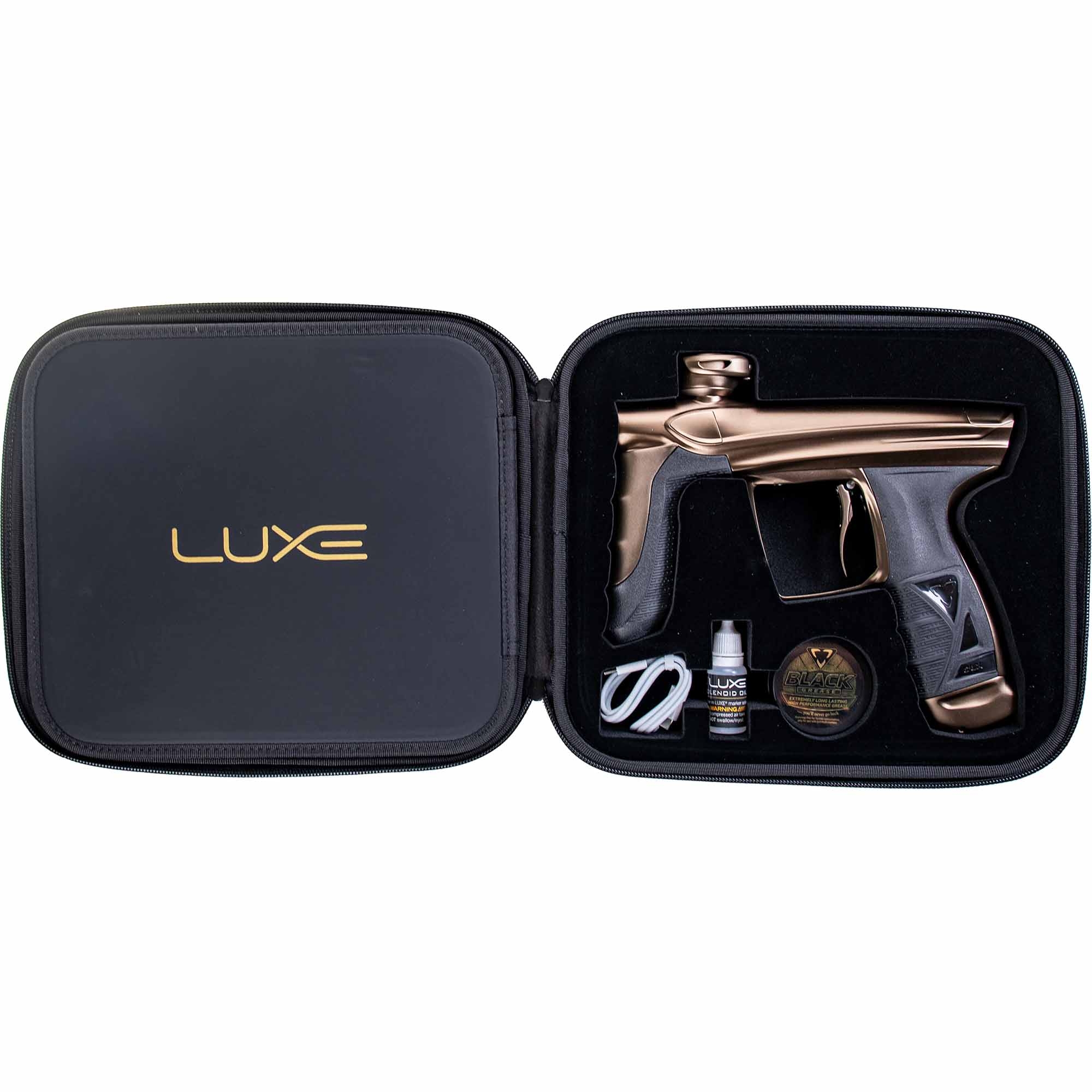 DLX Luxe® AIRE marker, dust copper Airbrush gun, Kupferfarbe, Transporttasche, Farbset, Düsen-Set