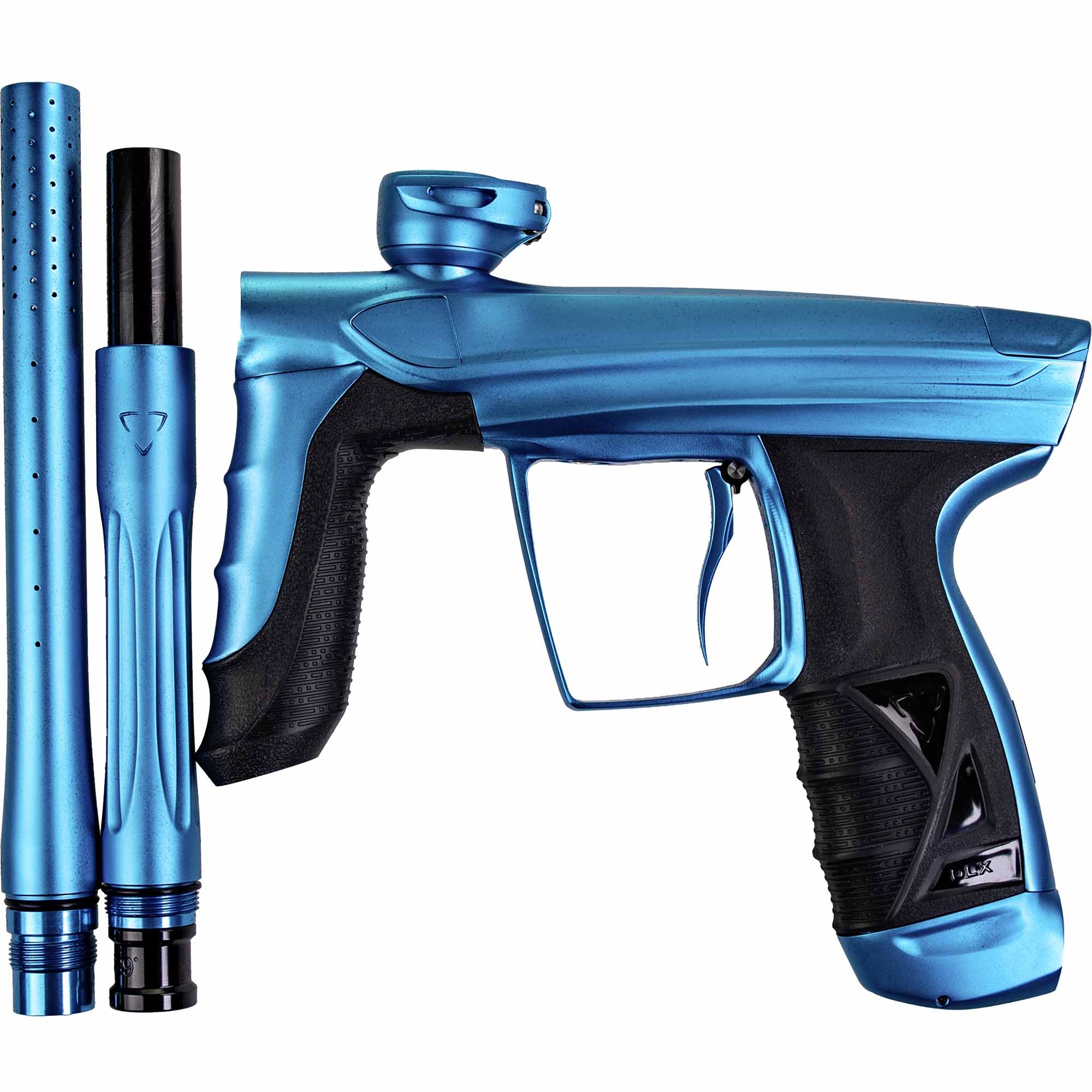 Paintball Gun, Blau, Griffschale, Lufttank-kompatibel, Nachfüllbar