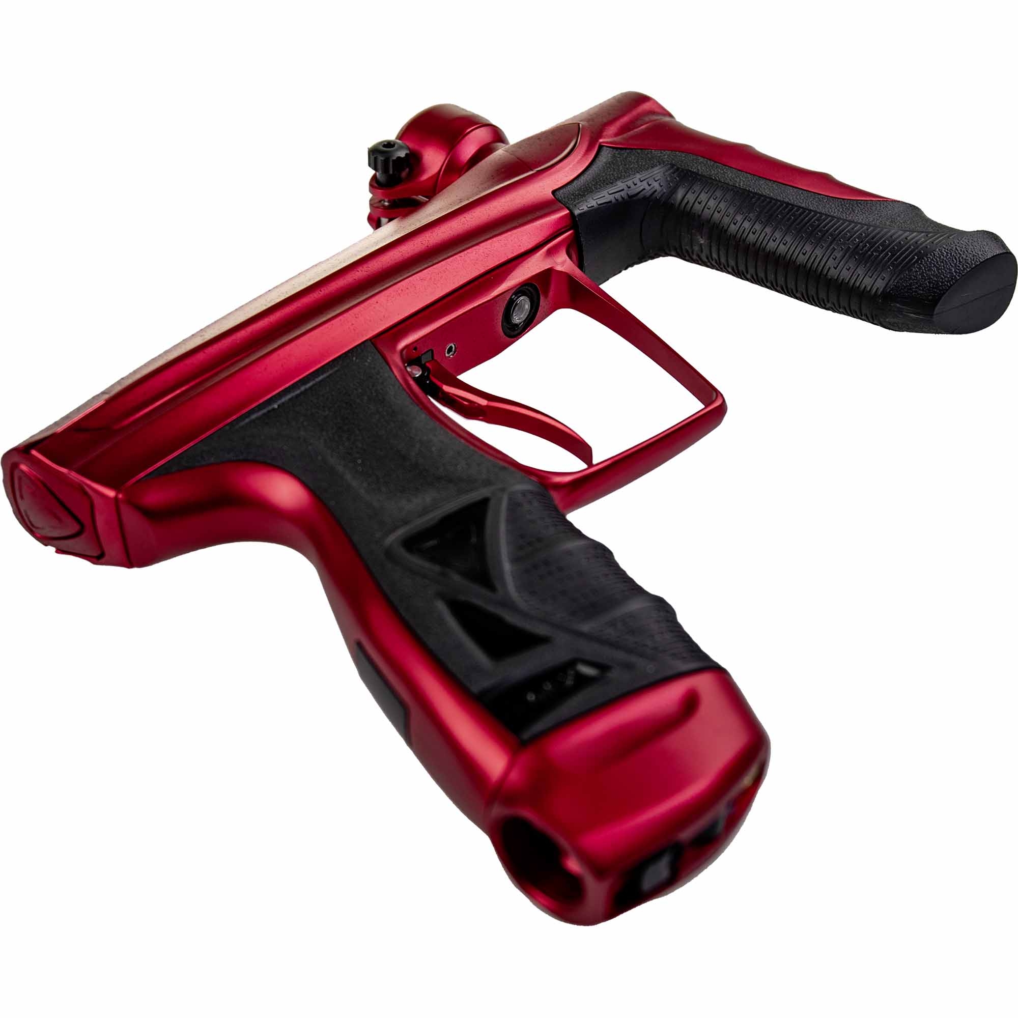 DLX Luxe® AIRE marker, dust red Puzzle gun, Rotes Pistolen-Design, Griff, Auslöser, Spannmechanismus