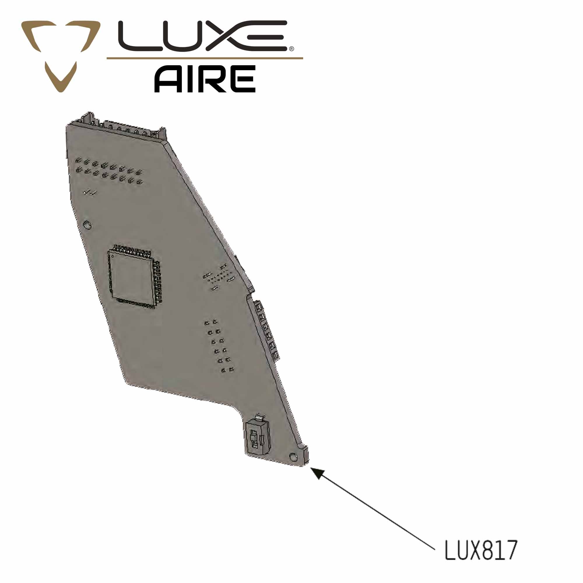 industrial module, electronic board, control unit, gray enclosure, LUX817