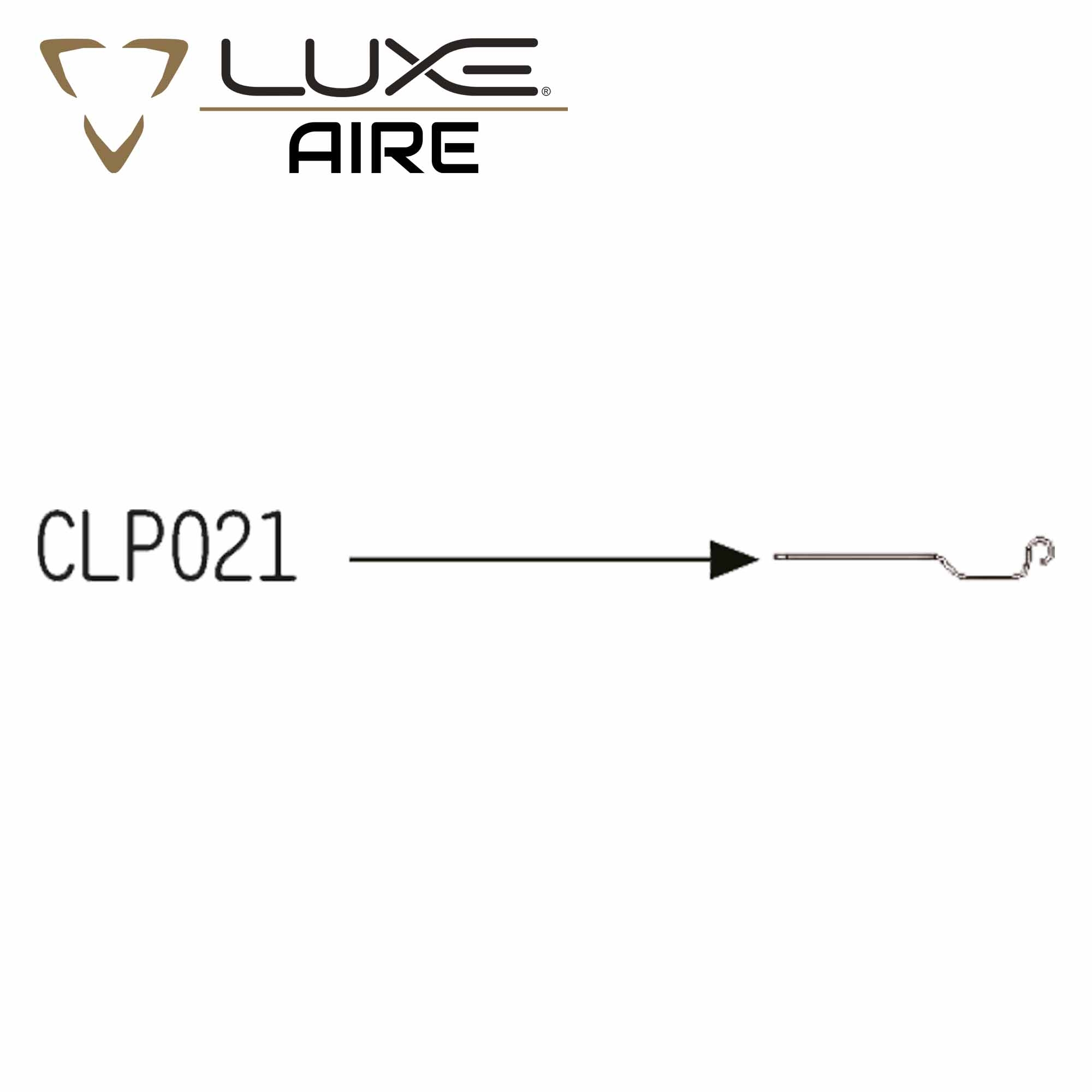 Luxe Air, CLP021, Ohrring, Haken-Ohrring, Metallschmuck