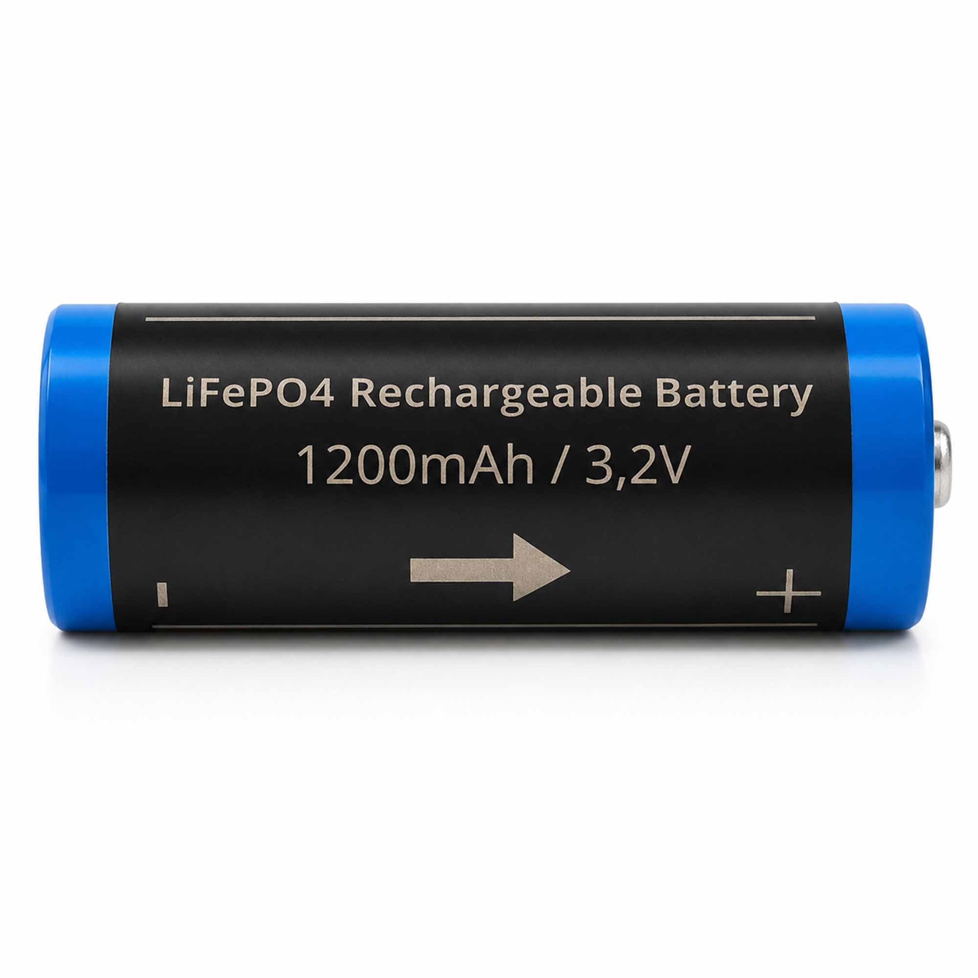 DLX Luxe AIRE Battery Wiederaufladbarer Akku, Li-Ion, 1200mAh, 3,2V, Pfeil-Symbol