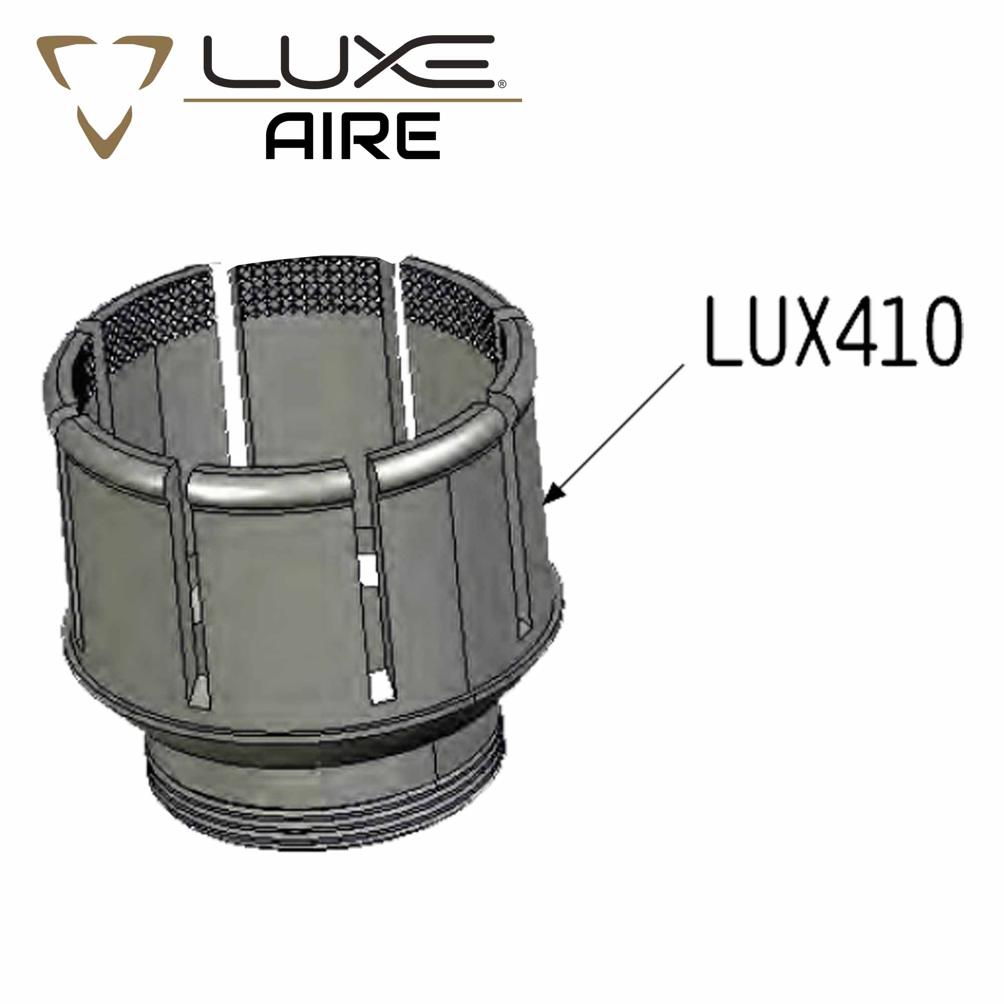 Luftfilter, Kohlefilter?, Gehäuse, Ventilationsteil, LuxAire?