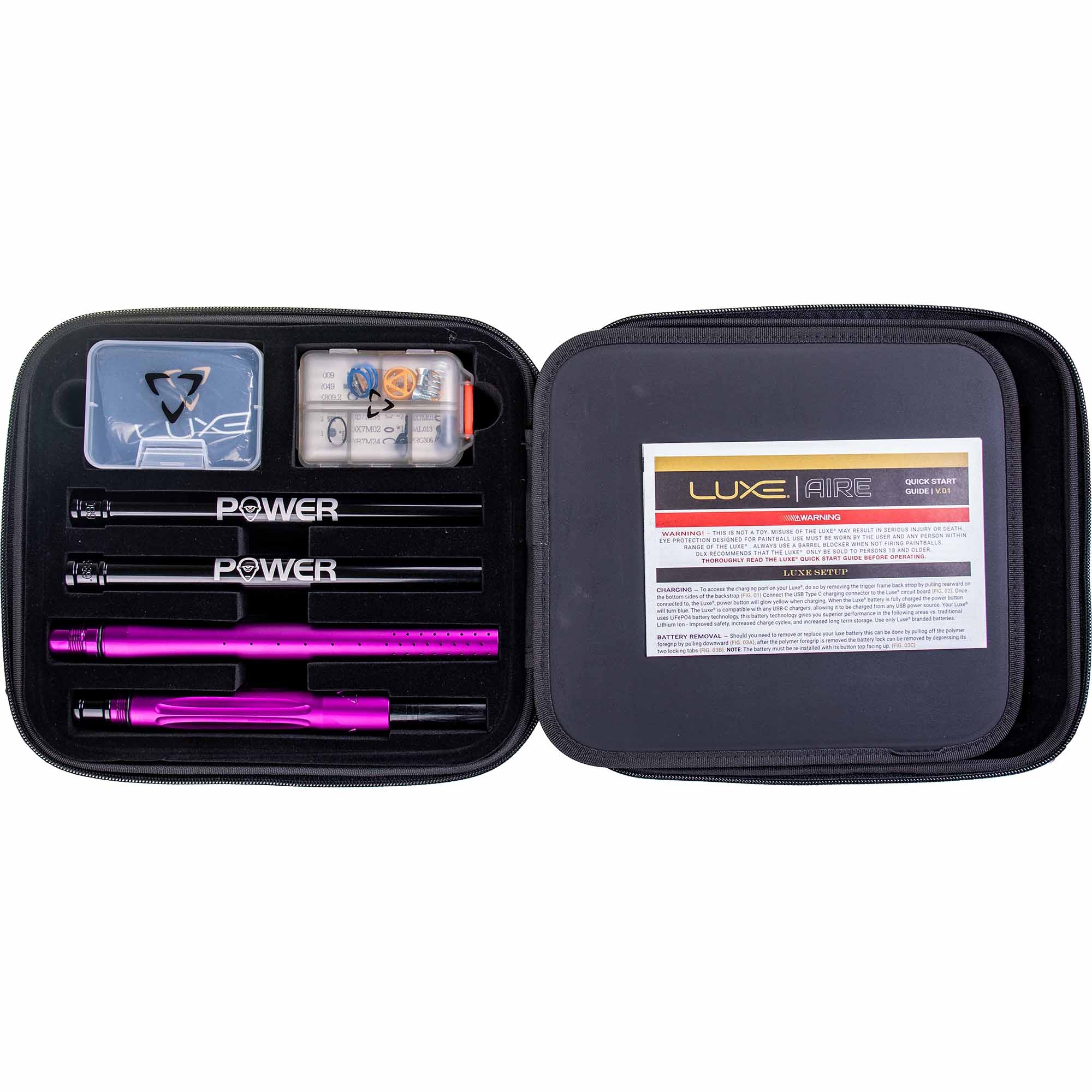 DLX Luxe® AIRE marker, dust purple Flyer-puncture, Metallstifte, Patronen, Etui, Satz