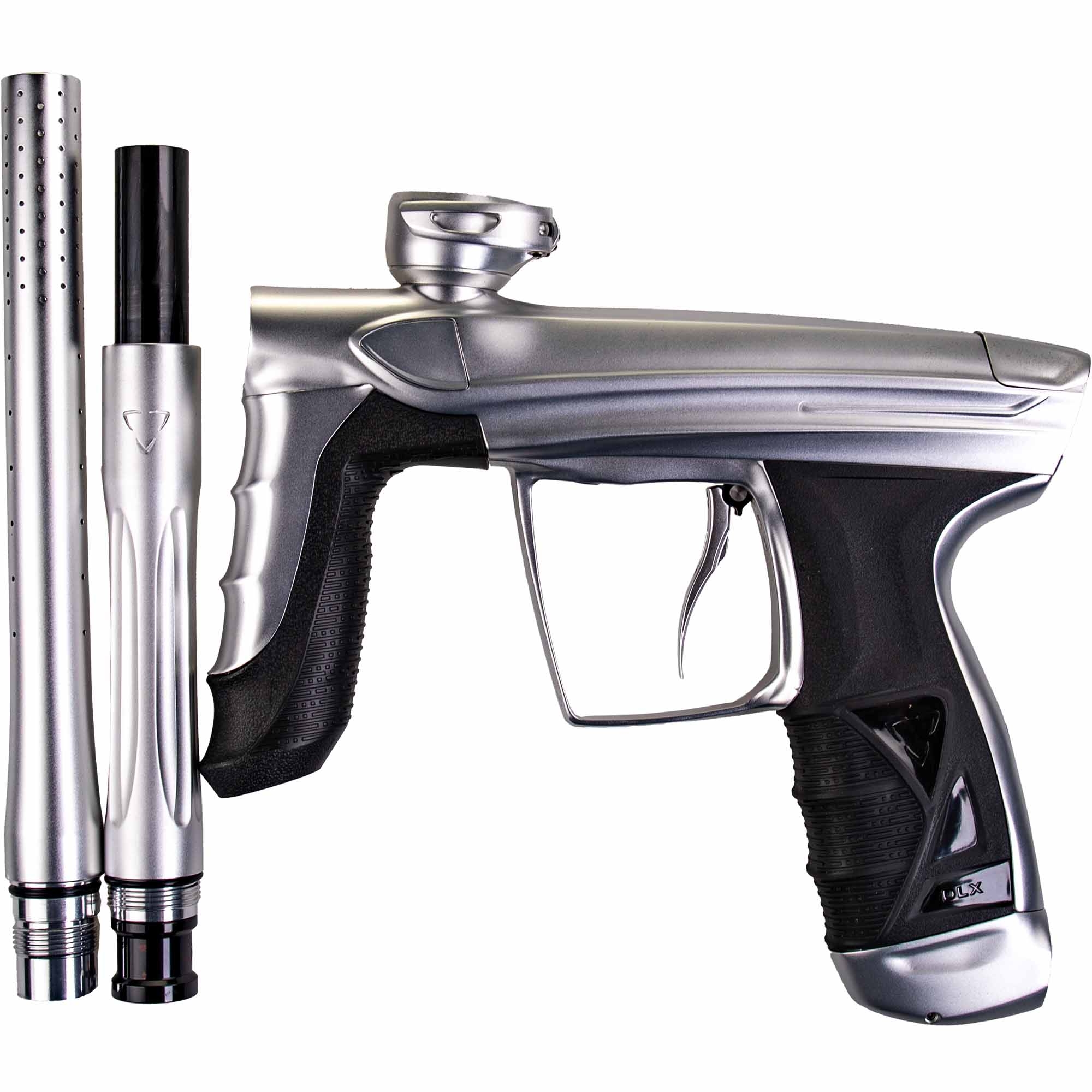 DLX Luxe® AIRE marker, dust white Paintballpistole, Metallisch, Griff, Auslöser, Barrel-Set