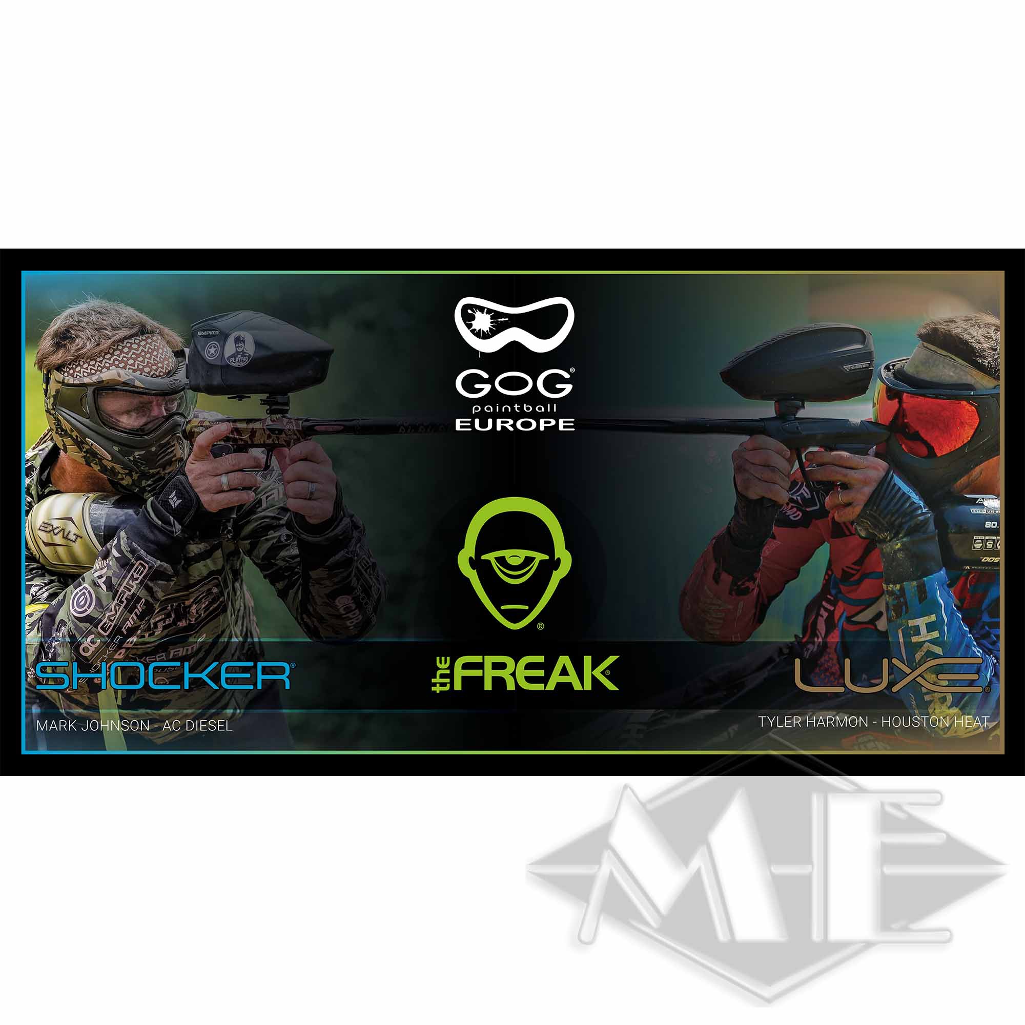 Banner "Shocker & Luxe" AC Diesel & Huston Heat 292 x 139cm Banner "Shocker & Luxe" AC Diesel & Huston Heat 292 x 139cm