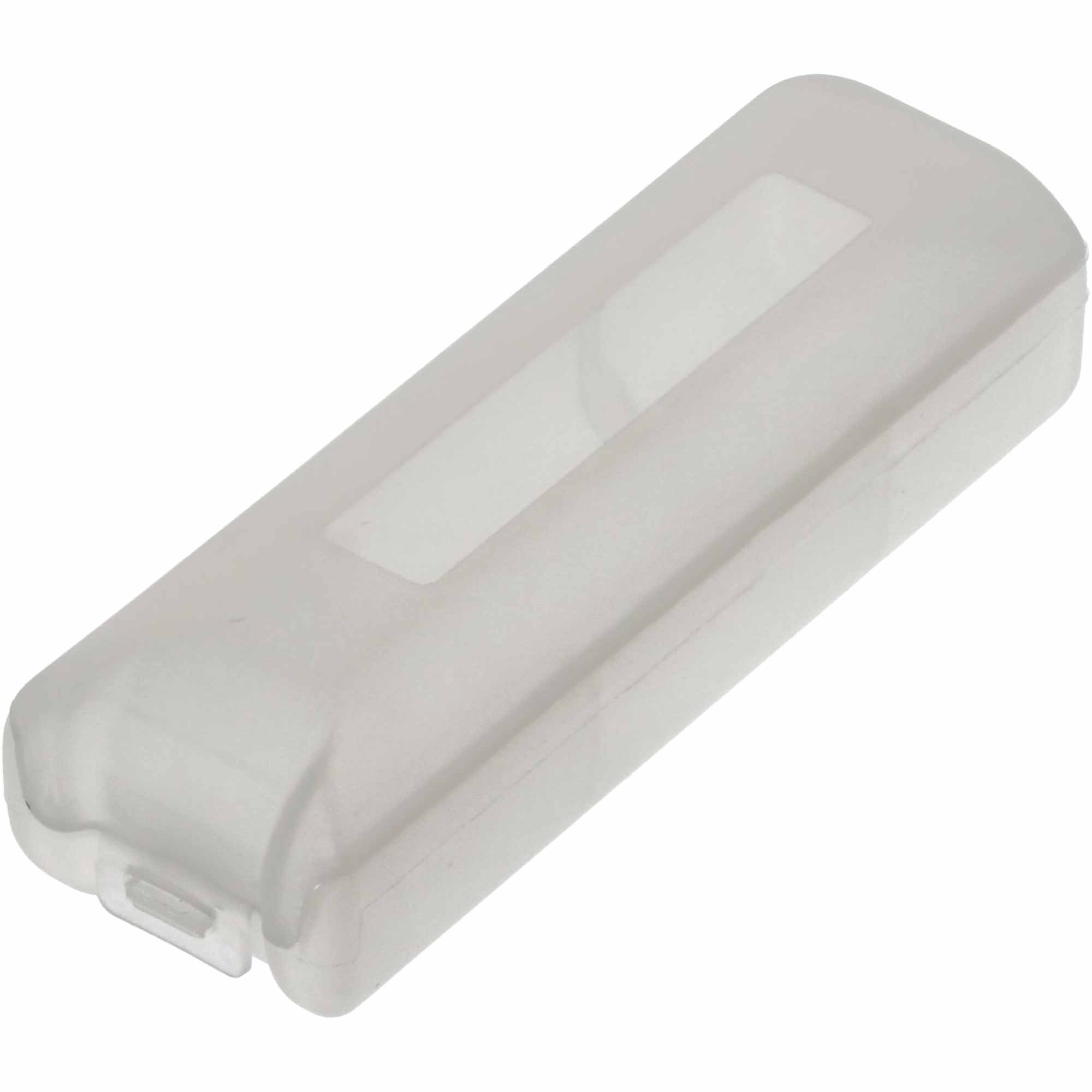 DLX Luxe® AIRE Battery Weiße Hülle, Kunststoffgehäuse, Clip-on, Kompakt, Kleines Zubehör