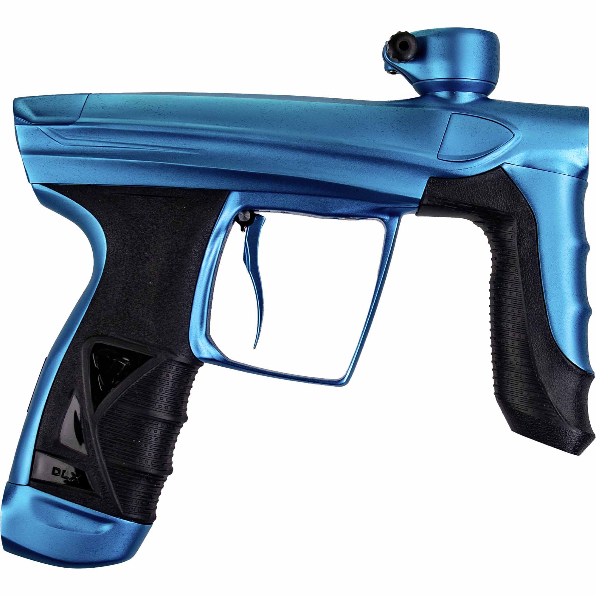 Blaster-Paintball-Gewehr, Blau, Motorisiert, Pistolengriff, Auslösekrümmung