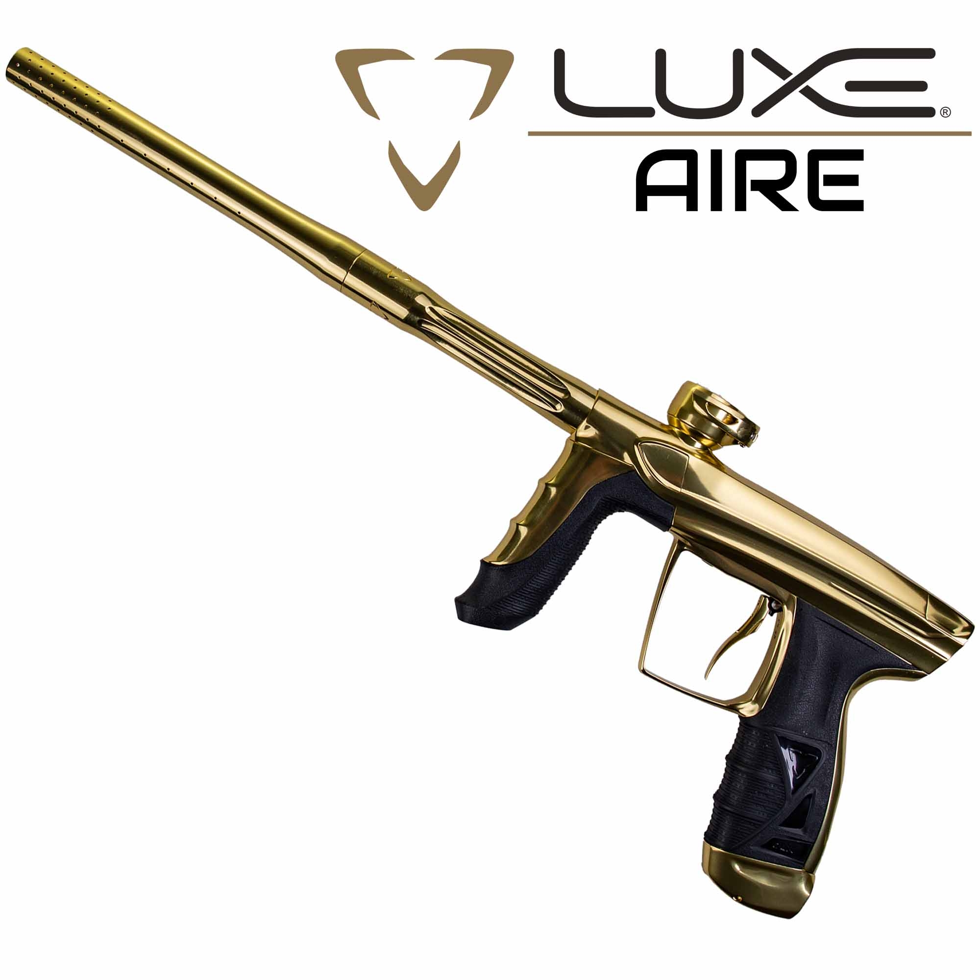 DLX Luxe® AIRE marker, polished gold Schlauchpistole, Goldfarbene Pistoleneinlage, Lackierte Spritzpistole, Zylinderpistole, LUXE AIR