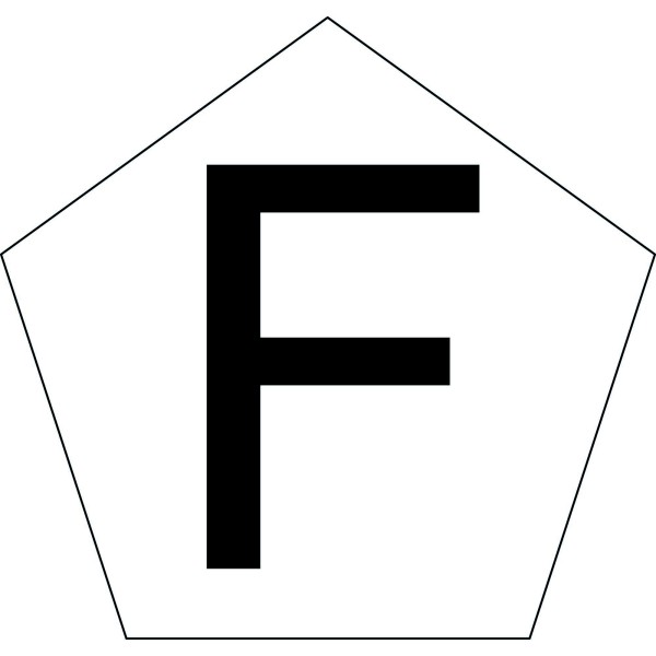 Marker approval test (Laser F sign)