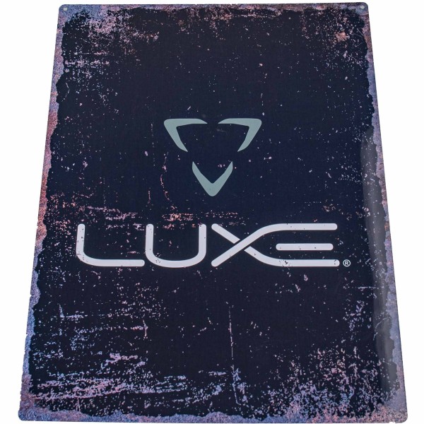 GOG branded metal sign "Luxe"