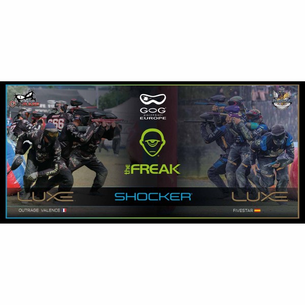 Banner "Shocker & Luxe" Outrage Valence & Fivestar 292 x 139cm